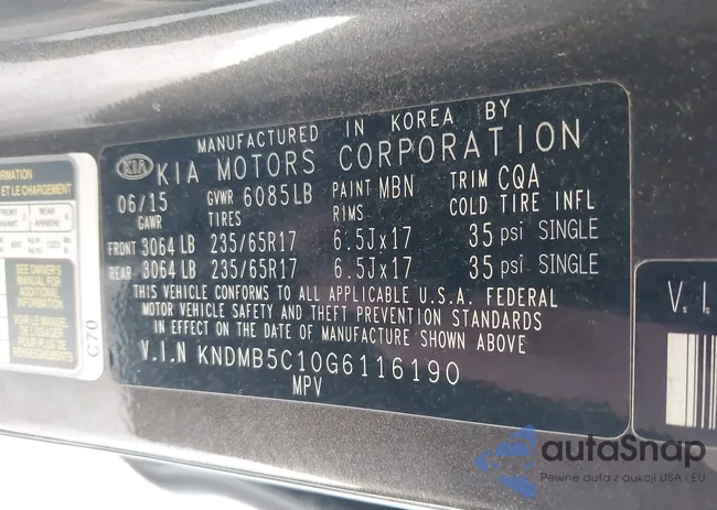 KNDMB5C10G6116190: 42701152