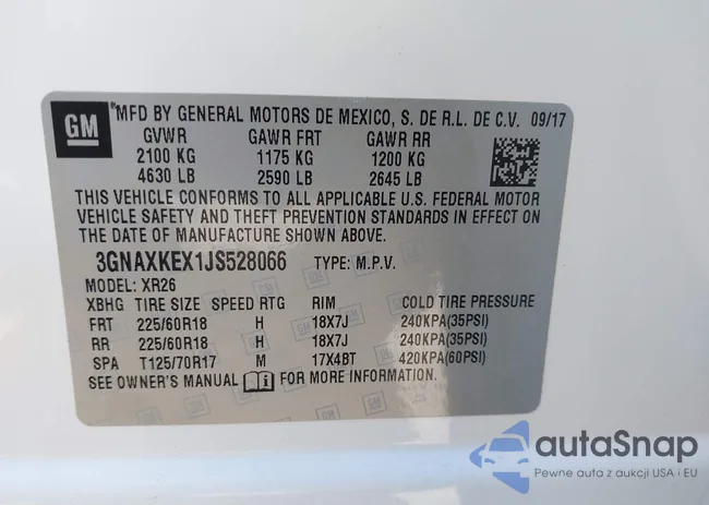 3GNAXKEX1JS528066: 42702452