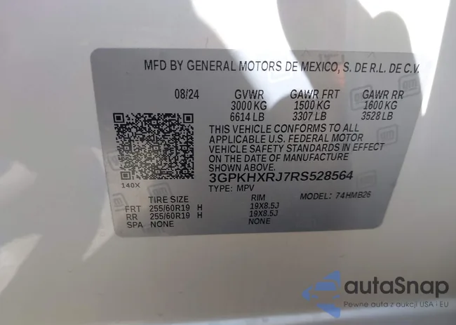 3GPKHXRJ7RS528564: 42702616