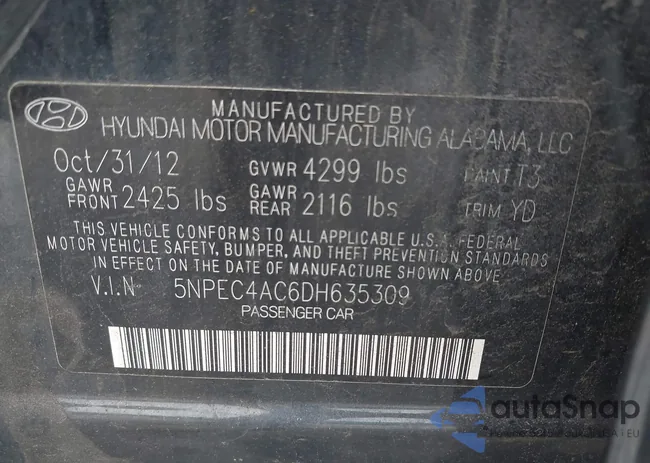 5NPEC4AC6DH635309: 42702648