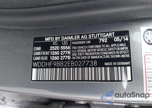 WDDHF9BB2EB027738: 42703254