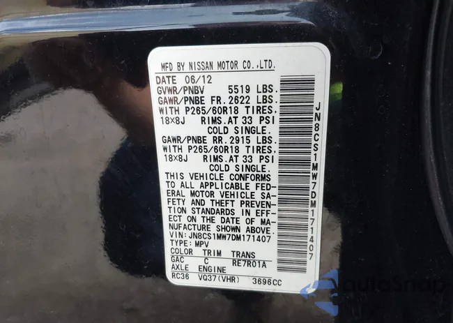 JN8CS1MW7DM171407: 42703578