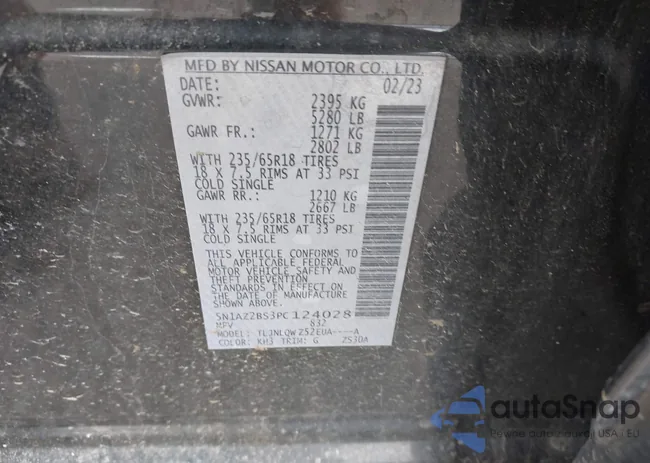 5N1AZ2BS3PC124028: 42703788