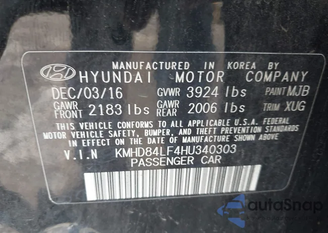 KMHD84LF4HU340303: 42702857