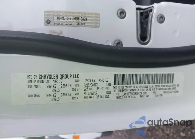 1C4NJRFB6ED510479: 42702922