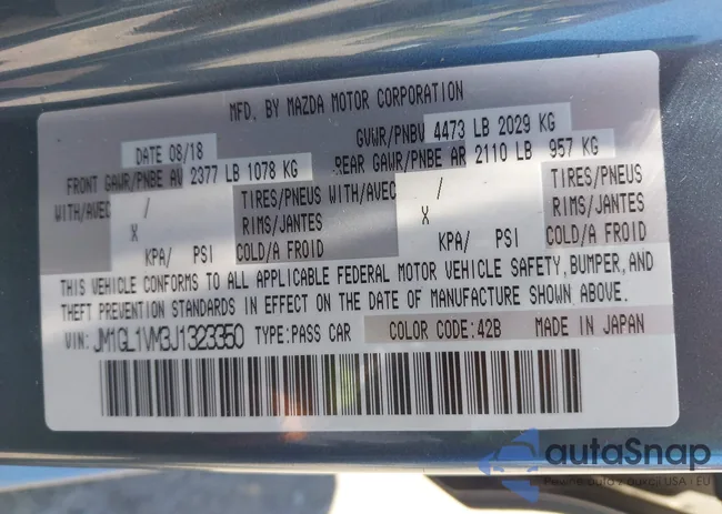 JM1GL1VM3J1323350: 42702945