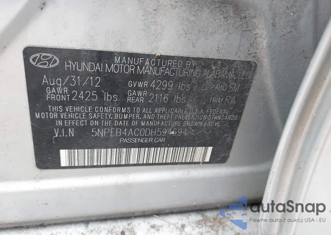 5NPEB4AC0DH594694: 42703053