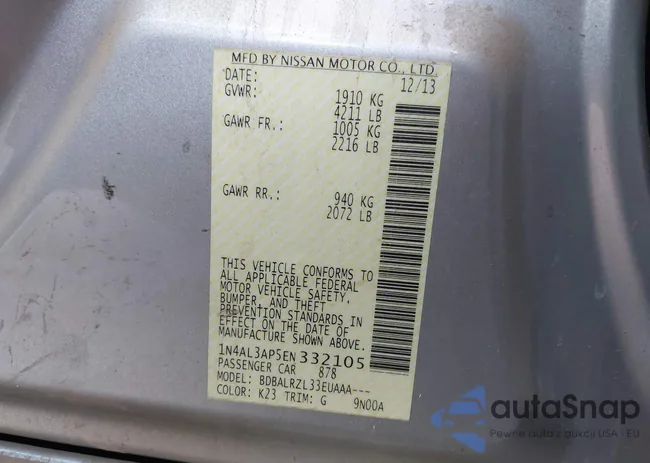 1N4AL3AP5EN332105: 42704289