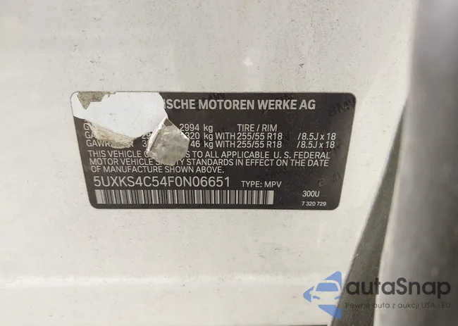 5UXKS4C54F0N06651: 42704317