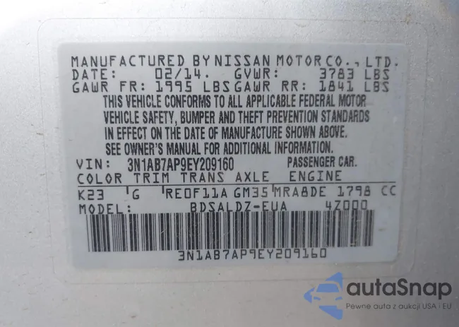 3N1AB7AP9EY209160: 42704510