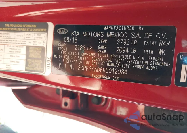 3KPF24AD6KE012984: 42704542