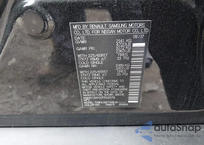 KNMAT2MV3JP502572: 42704702