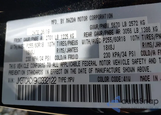 JM3TCACY9K0332122: 42704764