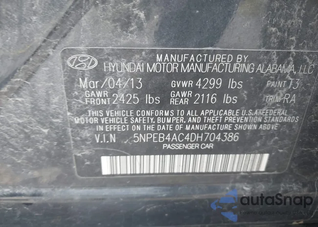 5NPEB4AC4DH704386: 42703930