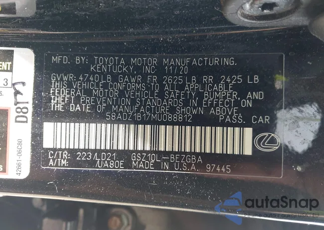 58ADZ1B17MU088812: 42704240