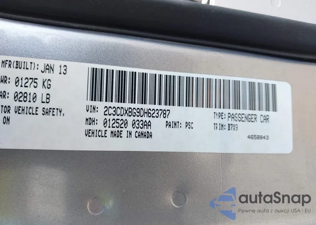 2C3CDXBG9DH623787: 42705346