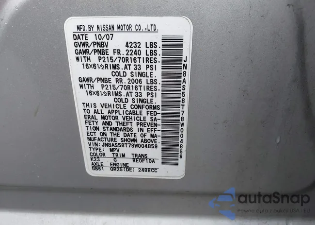 JN8AS58T78W004859: 42705365