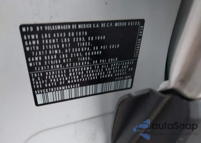 3VVCX7B28NM065426: 42705586