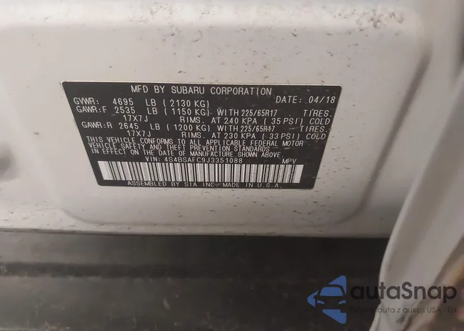 4S4BSAFC9J3351088: 42705600