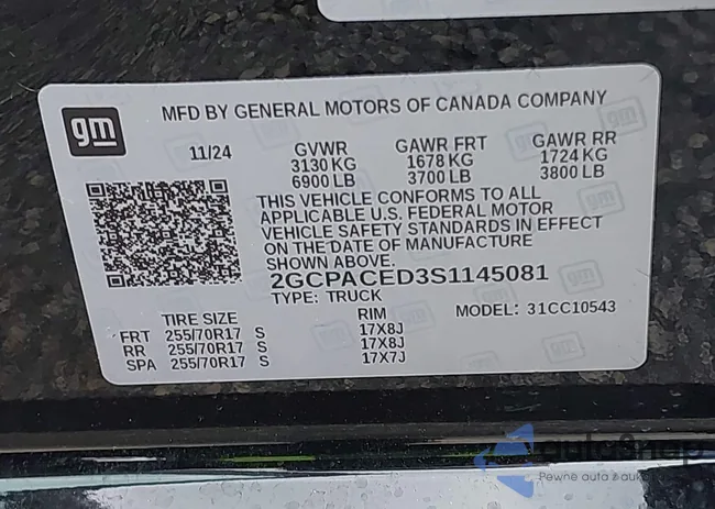 2GCPACED3S1145081: 42704992