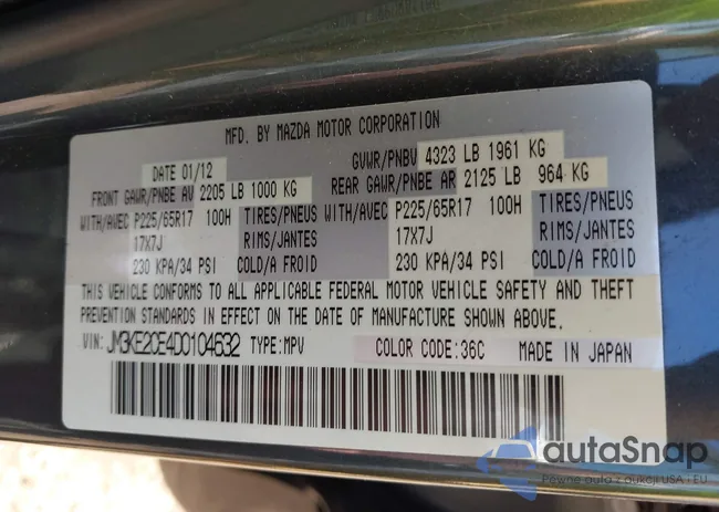 JM3KE2CE4D0104632: 42705025