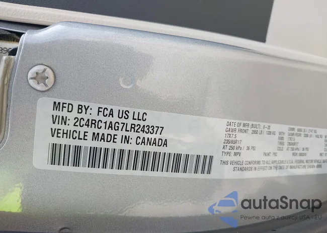 2C4RC1AG7LR243377: 42705194