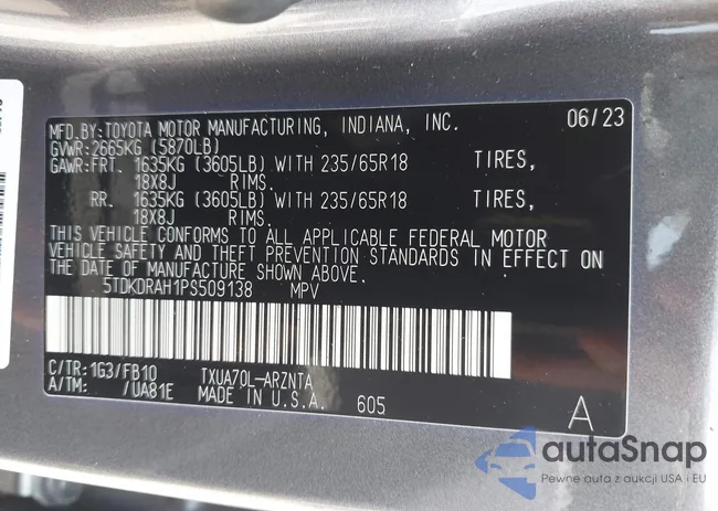 5TDKDRAH1PS509138: 42706419