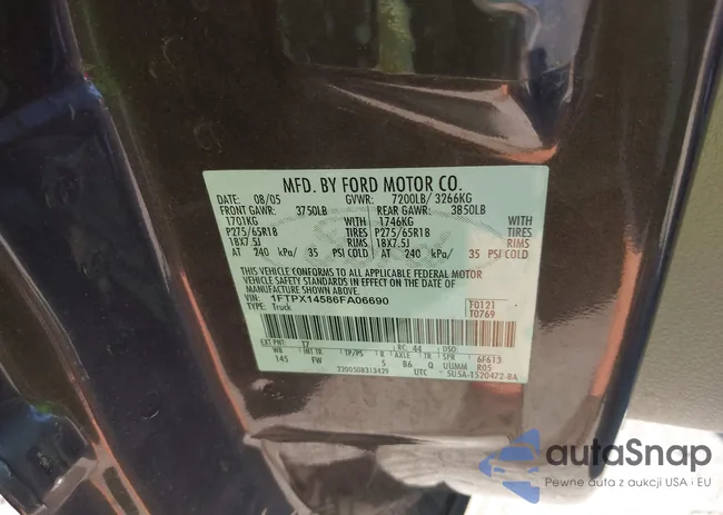 1FTPX14586FA06690: 42706574