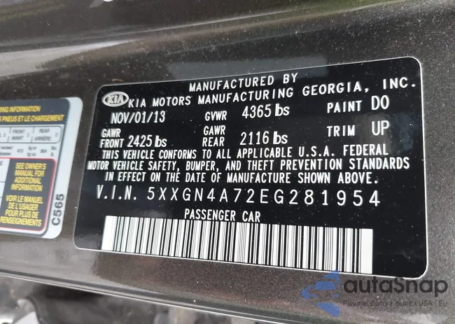 5XXGN4A72EG281954: 42705986