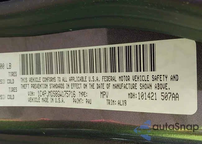 1C4PJMDS8GW175716: 42707271
