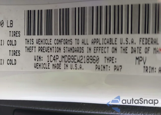 1C4PJMDB9EW218960: 42707349