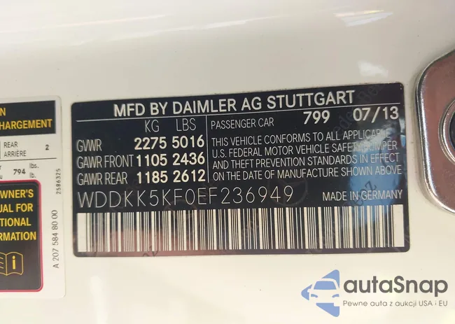 WDDKK5KF0EF236949: 42707516