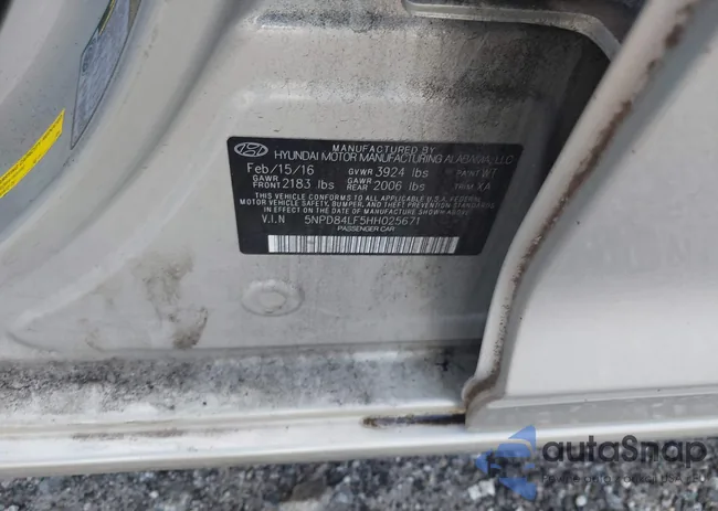 5NPD84LF5HH025671: 42707157