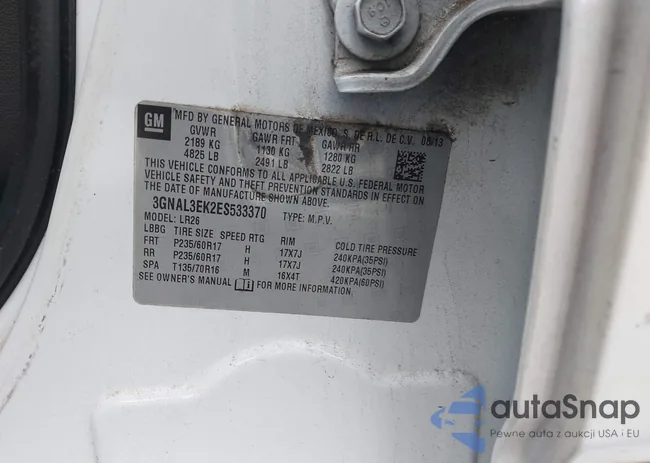 3GNAL3EK2ES533370: 42707209