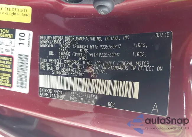 5TDKK3DC5FS597192: 42708412