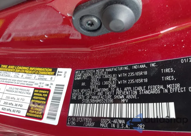 5TDBZRBH8MS529396: 42708605