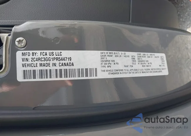 2C4RC3GG1PR544719: 42708012