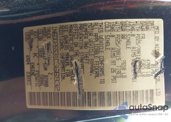 1N6DD26S31C366932: 42708075