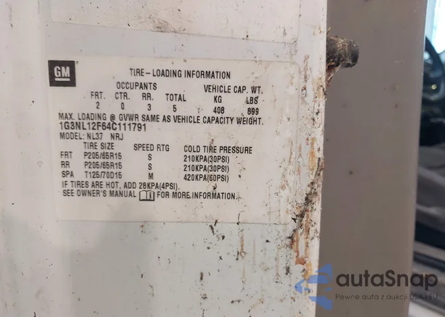 1G3NL12F64C111791: 42709534