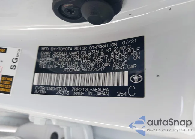 JTDEPMAE5NJ204247: 42709589