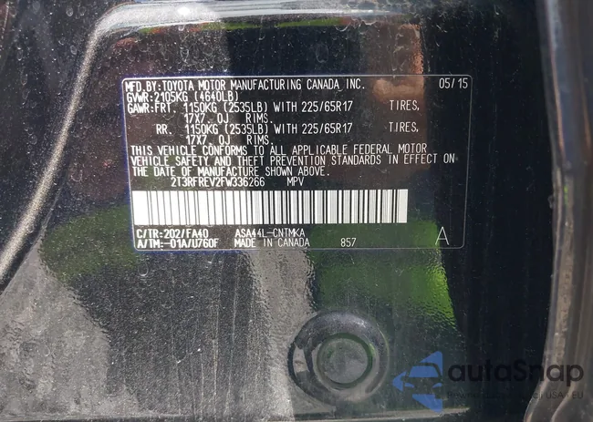 2T3RFREV2FW336266: 42709713