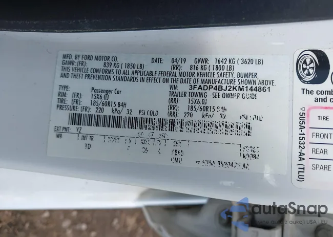 3FADP4BJ2KM144861: 42709056