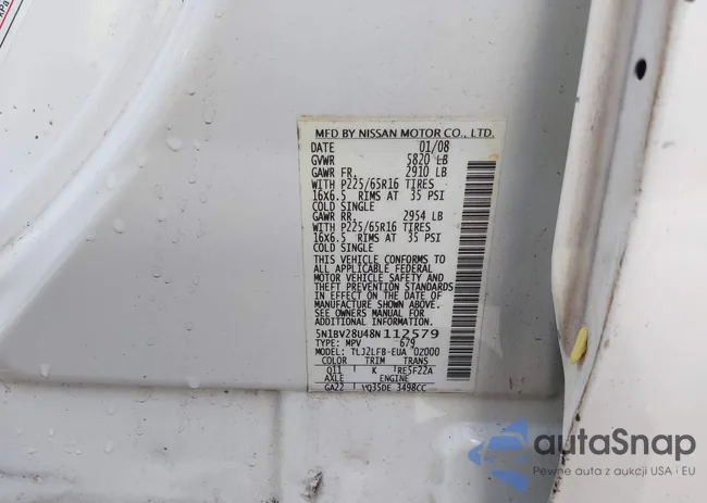 5N1BV28U48N112579: 42710341