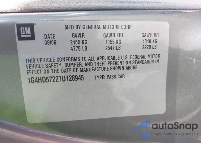 1G4HD57227U128945: 42710722