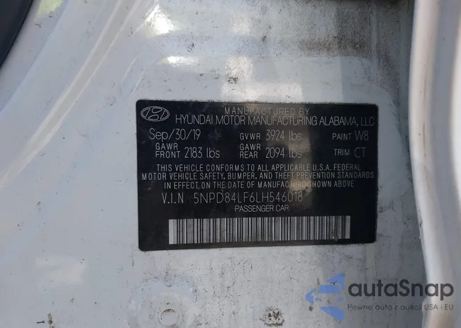 5NPD84LF6LH546018: 42710752