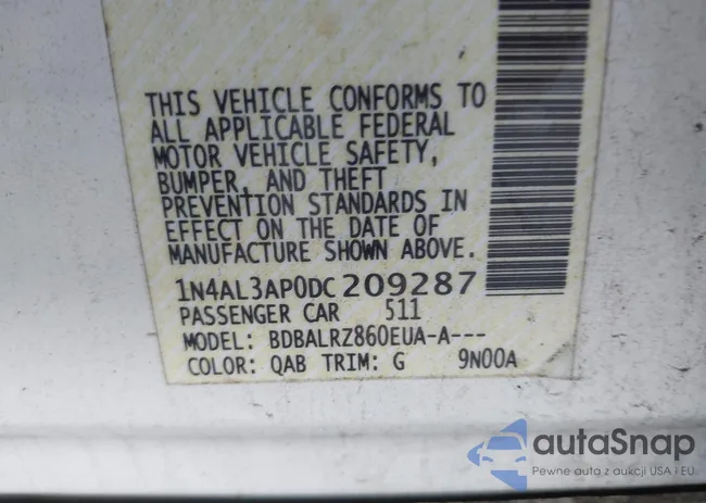 1N4AL3AP0DC209287: 42710785