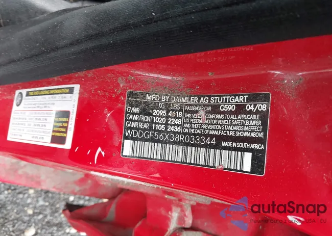 WDDGF56X38R033344: 42710807