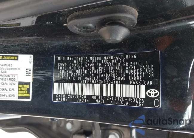 5YFEPMAEXMP234404: 42709901