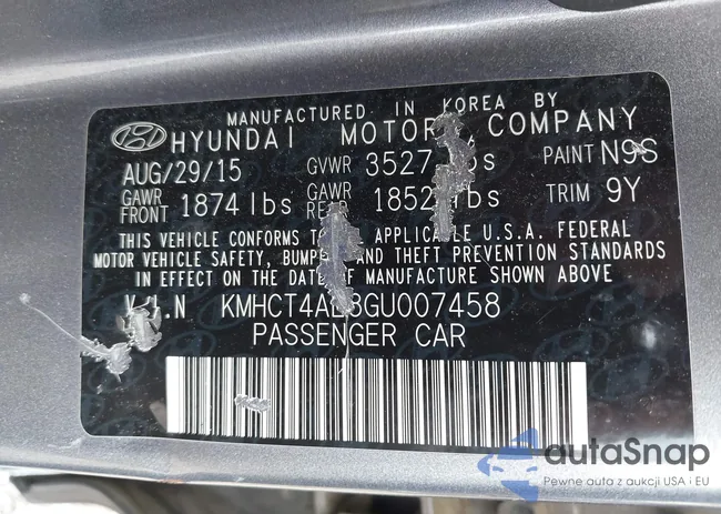 KMHCT4AE8GU007458: 42709936