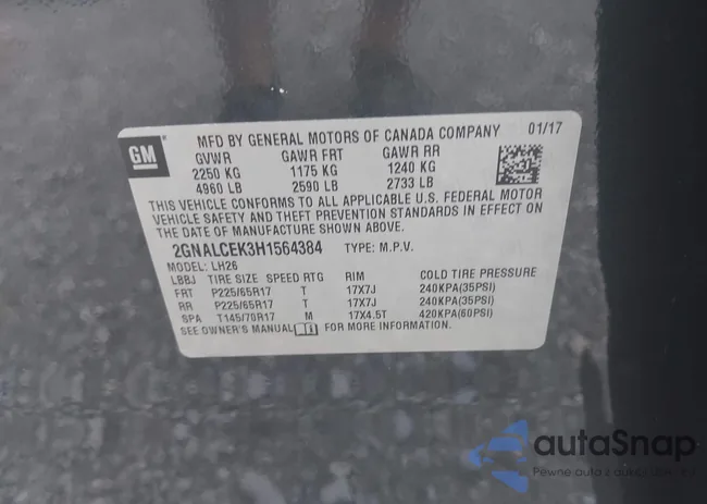 2GNALCEK3H1564384: 42710162